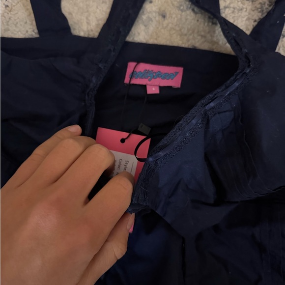 Edikted Navy Tank Top - Picture 2 of 3